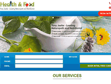 Tablet Screenshot of healthandfood.com.au